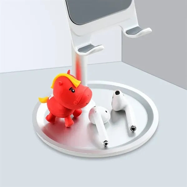 Adjustable Phone Stand with Storage Tray