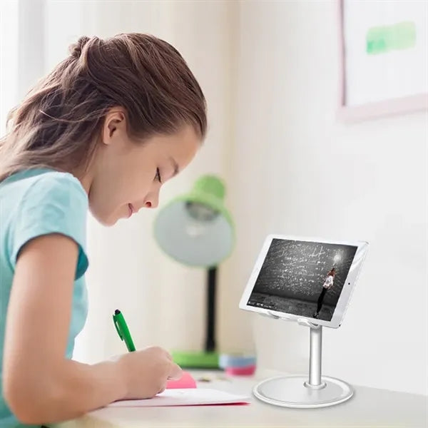 Adjustable Phone Stand with Storage Tray