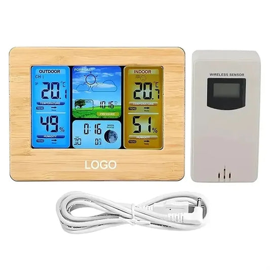 Indoor Outdoor Wireless Weather Station & Clock