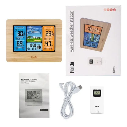 Indoor Outdoor Wireless Weather Station & Clock