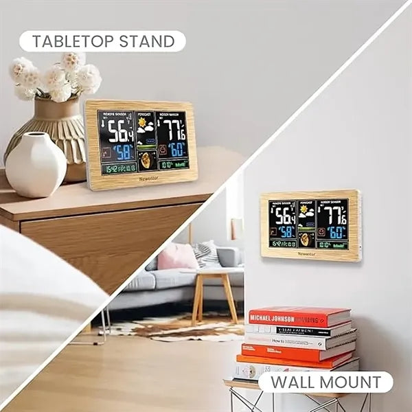 Indoor Outdoor Wireless Weather Station & Clock