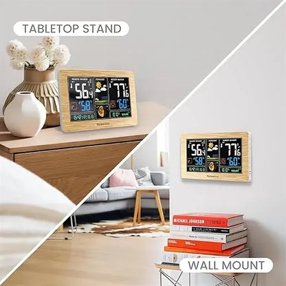 Indoor Outdoor Wireless Weather Station & Clock