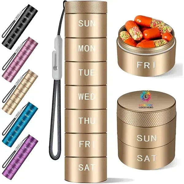 Day Daily Medicine Organizer Holder