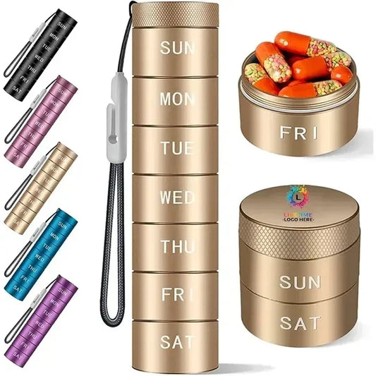 Day Daily Medicine Organizer Holder