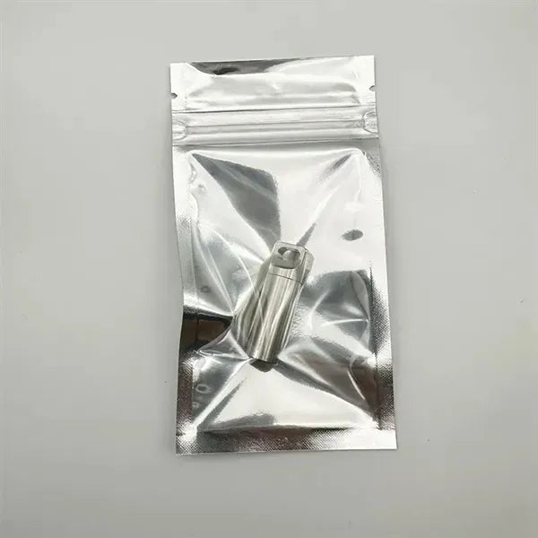 Stainless Steel Pill Case Keychain