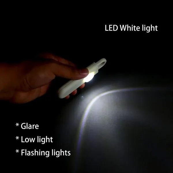 Personal safety alarm siren keychain with strobe light