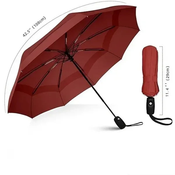 Double Automatic Folding Windproof Umbrella