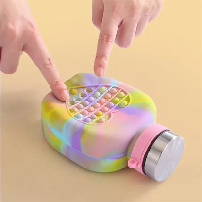 Unicorn Heart Silicone Travel Bottle