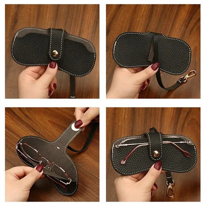 Eyeglass Case Eyewear Sleeve Sunglasses Organizer w/ Handle
