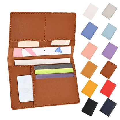 PU Travel RFID Passport Holder