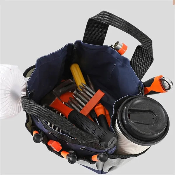 Waterproof Garden Tool Bag with 7 Pockets