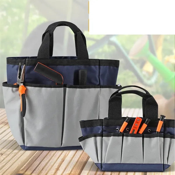 Waterproof Garden Tool Bag with 7 Pockets
