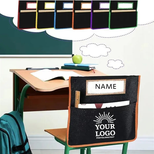Seat Pockets Sacks with Blank Name Slot