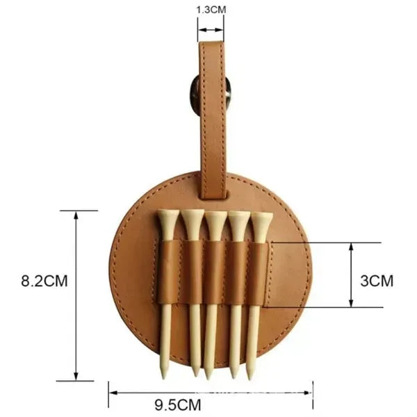 Golf Tees Holder Carry Pouch Bag