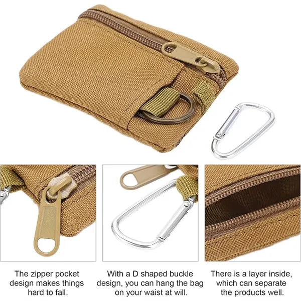 Tactical Mini Clip-On Waist Pouch For Outdoor & Travel