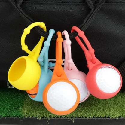 Custom Silicone Golf Ball Keychains