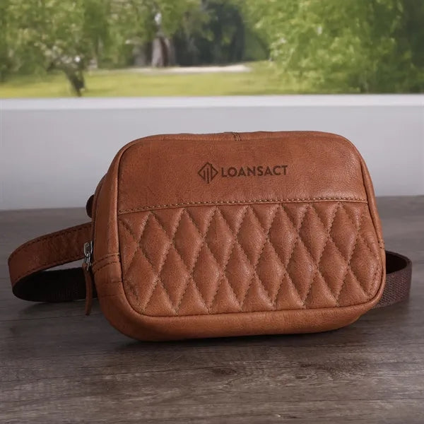 Brea Canyon Leather Cross Body Bag