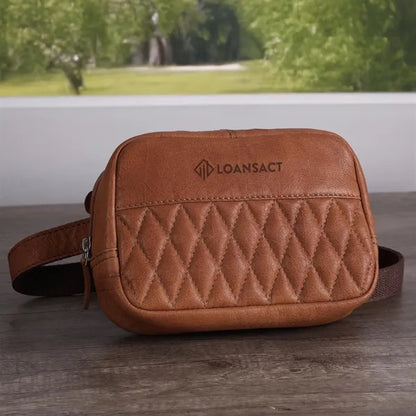 Brea Canyon Leather Cross Body Bag