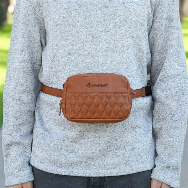 Brea Canyon Leather Cross Body Bag