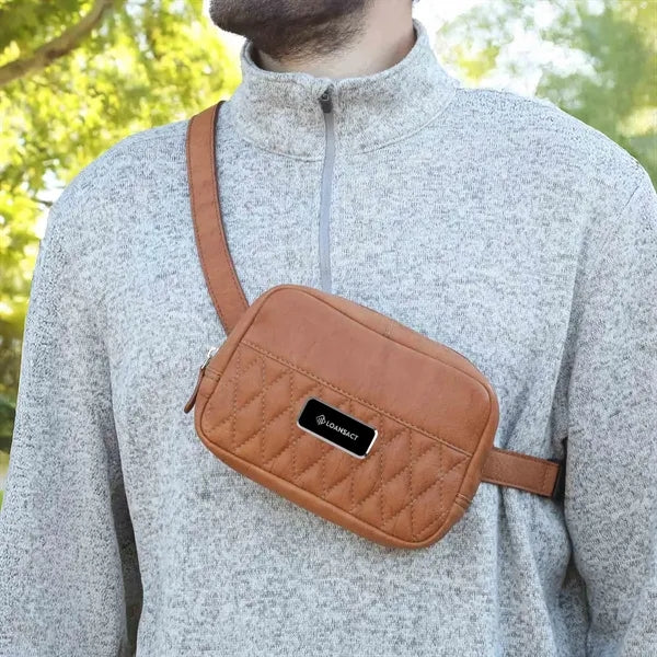 Brea Canyon Leather Cross Body Bag