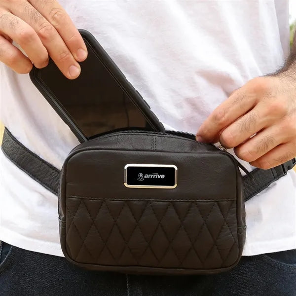 Brea Canyon Leather Cross Body Bag