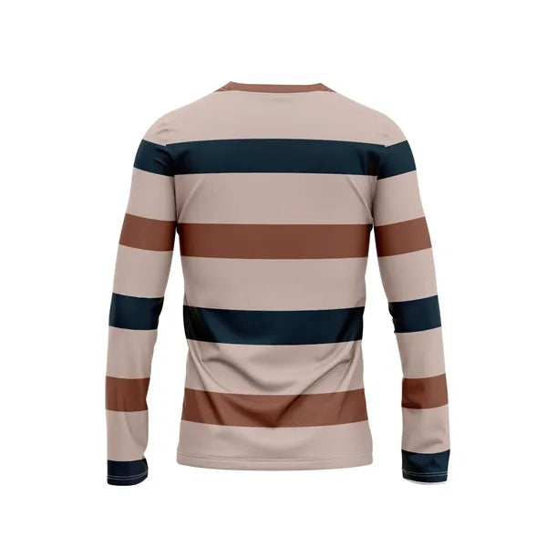 Sublimation Flashed-V Long Slv T-Shirt - Unisex, Women, Kids