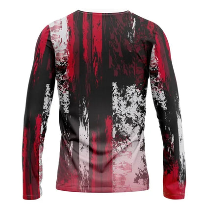 Unisex & Kids' Sublimation Jacquard Long Sleeve T-Shirt