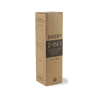 Emery 2-in-1 Double Wall Stainless Bottle - 20 Oz.