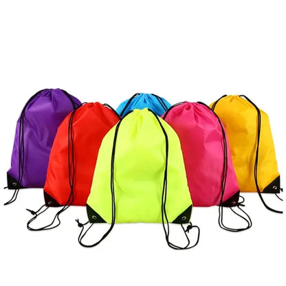 Polyester Drawstring Backpack Sports Gym Bag