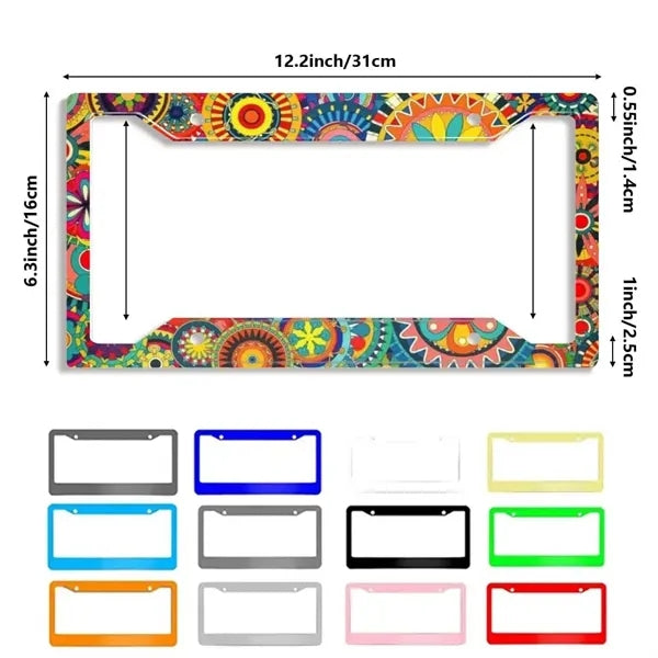 Custom Metal License Plate Frame