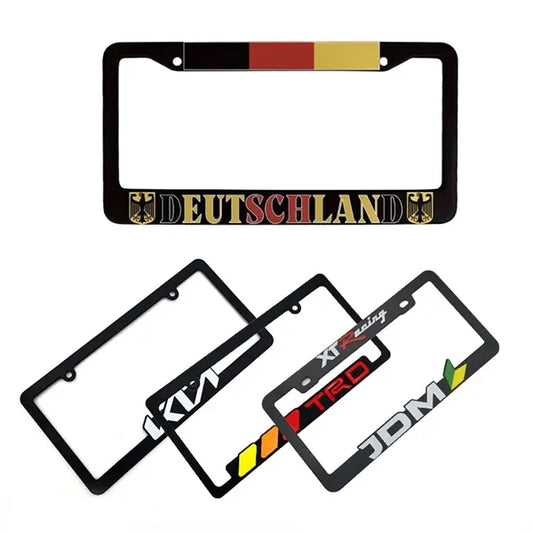 Full Color Raised Letter ABS License Plate Frame