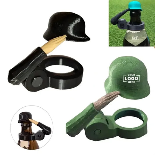 Funny Soldier Salute Bottle Cap