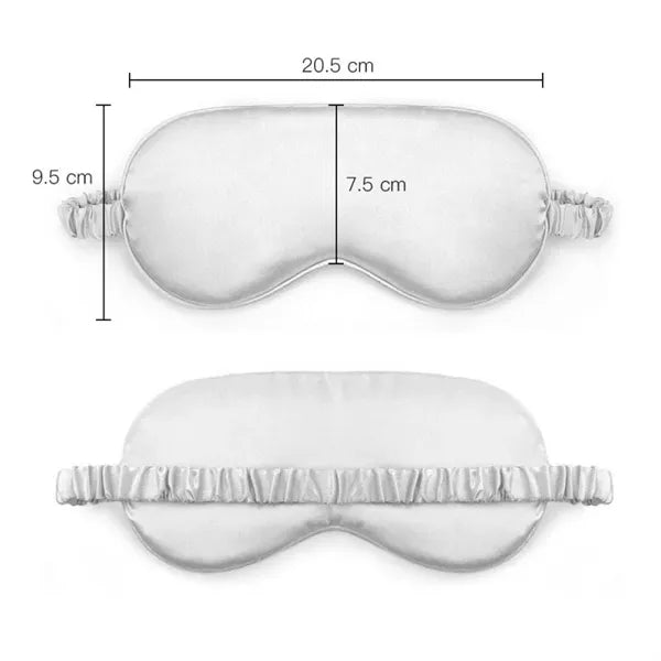 Simulated Silk Sleep Eye Mask with Adjustable Elastic Band