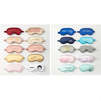 Simulated Silk Sleep Eye Mask with Adjustable Elastic Band