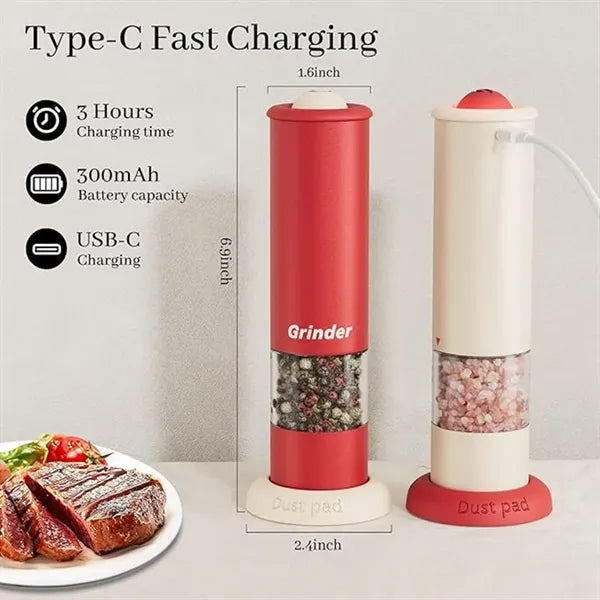Electric Salt and Pepper Grinder Shakers and Mills