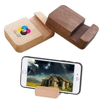 Natural Wood Phone Holder Stand