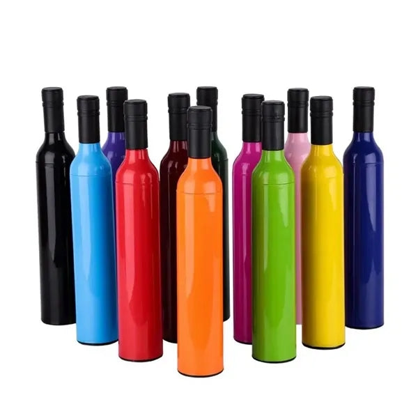 Wine Bottle Travel Umbrella Compact Folding