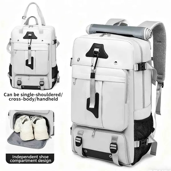 Travel Backpack with Shoes Compartment