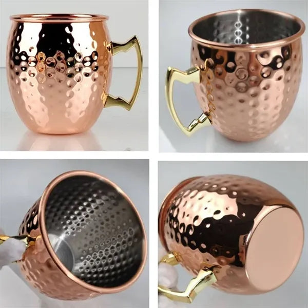 Hammered Copper Moscow Mule Mug 17oz