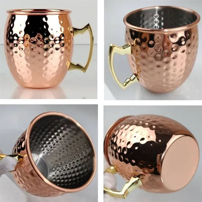 Hammered Copper Moscow Mule Mug 17oz