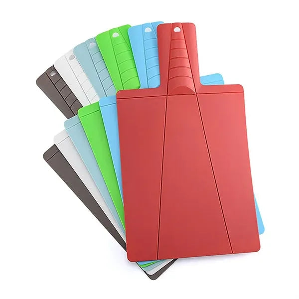 Foldable Plastic Cutting Board With Handle