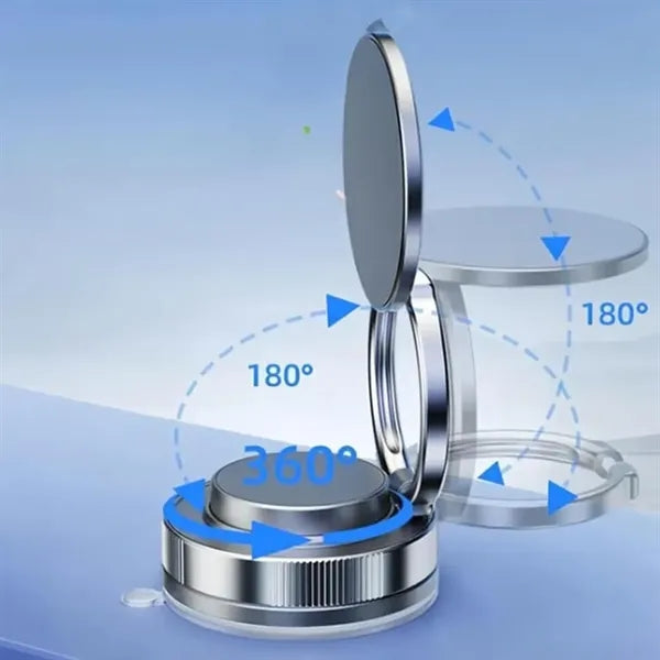Magnetic Vacuum Car Phone Holder with Suction Cup
