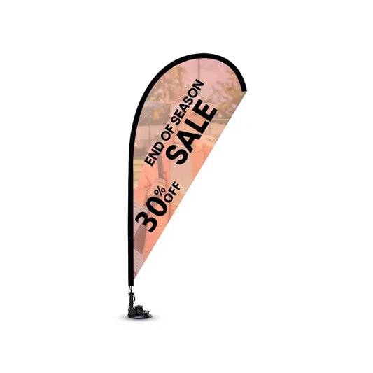 Tear Drop Suction Cup Flags (12.17" x 23.78")
