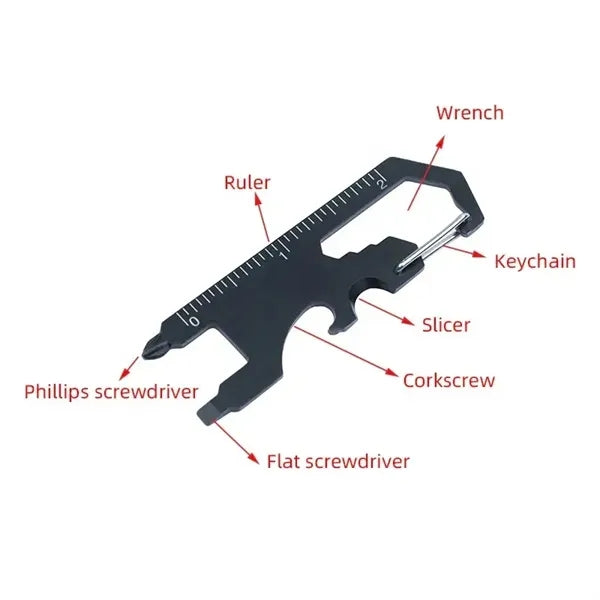 Multi-function Bottle Opener with Carabiner