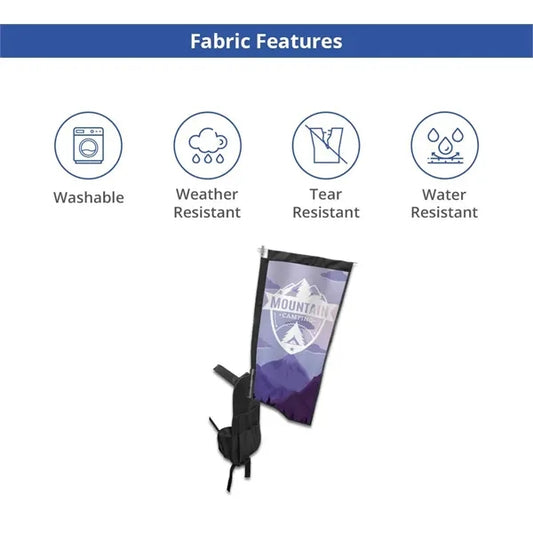 Backpack Flags - Rectangle Single Sided (15.73" x 30.49")