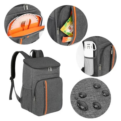 24 Can Insulated Cooler Backpack