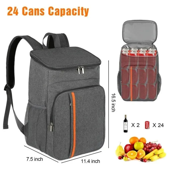 24 Can Insulated Cooler Backpack