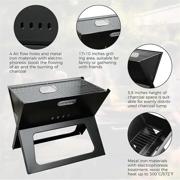 Portable Foldable BBQ Grill