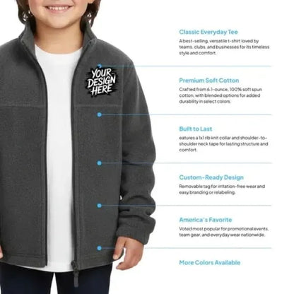 Youth Full-Zip Fleece