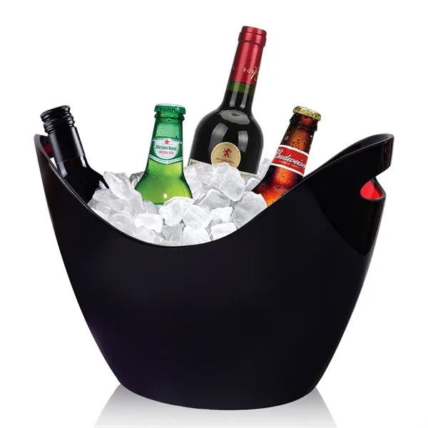 8L Transparent Plastic Ice Bucket